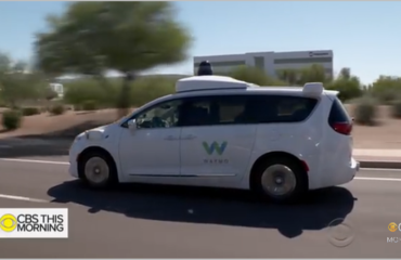 Waymo autonomous rideshare van